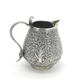 19th Century Kutch Sterling Silver Snake Handle Cream Jug Antique c1880