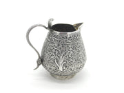 19th Century Kutch Sterling Silver Snake Handle Cream Jug Antique c1880
