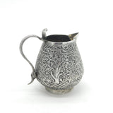 19th Century Kutch Sterling Silver Snake Handle Cream Jug Antique c1880