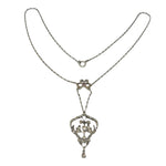 Antique 900 silver & Paste Necklace Jewellery