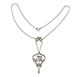 Antique 900 silver & Paste Necklace Jewellery