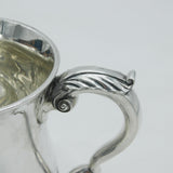 Edwardian Sterling Silver Baluster Form Pint Tankard Antique 1904 London