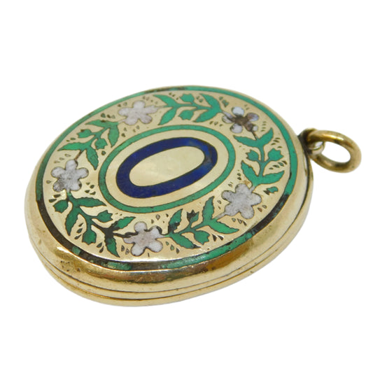 Gold Victorian Antique Locket Pendant Jewellery