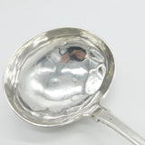George III Scottish Provincial Sterling Silver Serving Ladle Antique c1820