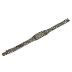 Antique Silver Diamond Bracelet Victorian Jewellery