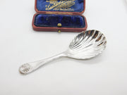Garrard & Co. Ltd. Sterling Silver Scallop Shell Tea Caddy Spoon 1991 Birmingham