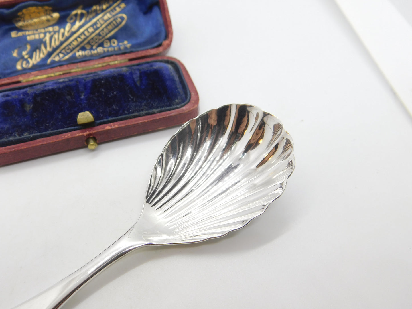 Garrard & Co. Ltd. Sterling Silver Scallop Shell Tea Caddy Spoon 1991 Birmingham