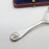 Garrard & Co. Ltd. Sterling Silver Scallop Shell Tea Caddy Spoon 1991 Birmingham