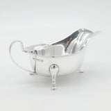 Sterling Silver Paw Foot Sauce or Gravy Boat 1966 Sheffield Vintage Viner's