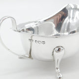 Sterling Silver Paw Foot Sauce or Gravy Boat 1966 Sheffield Vintage Viner's