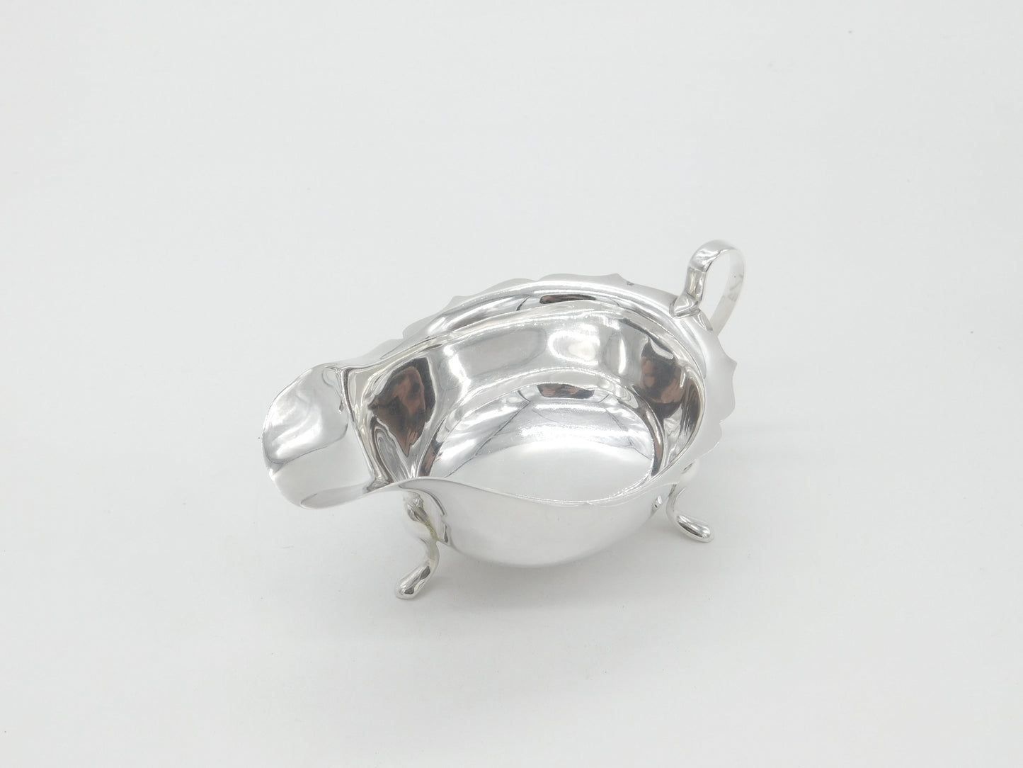 Sterling Silver Paw Foot Sauce or Gravy Boat 1966 Sheffield Vintage Viner's