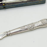 George III Boxed Sterling Silver Christening Cutlery Set Antique 1807 Sheffield