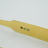 George III Sterling Silver Gilt Crested Sugar Tongs Antique 1802 London