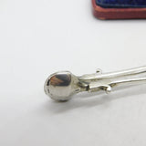 Georgian Sterling Silver Scroll Pattern Sugar Nips c1750 Antique