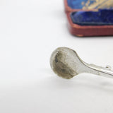 Georgian Sterling Silver Scroll Pattern Sugar Nips c1750 Antique
