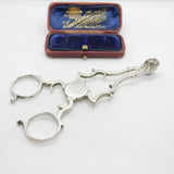Georgian Sterling Silver Scrolled Sugar Nips c1770 William & Aaron Lestourgeon