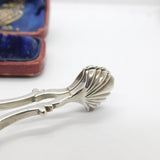 Georgian Sterling Silver Scrolled Sugar Nips c1770 William & Aaron Lestourgeon