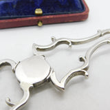 Georgian Sterling Silver Scrolled Sugar Nips c1770 William & Aaron Lestourgeon