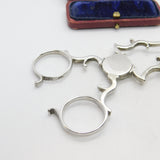 Georgian Sterling Silver Scrolled Sugar Nips c1770 William & Aaron Lestourgeon