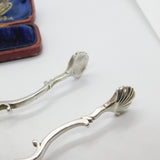 Georgian Sterling Silver Scrolled Sugar Nips c1770 William & Aaron Lestourgeon