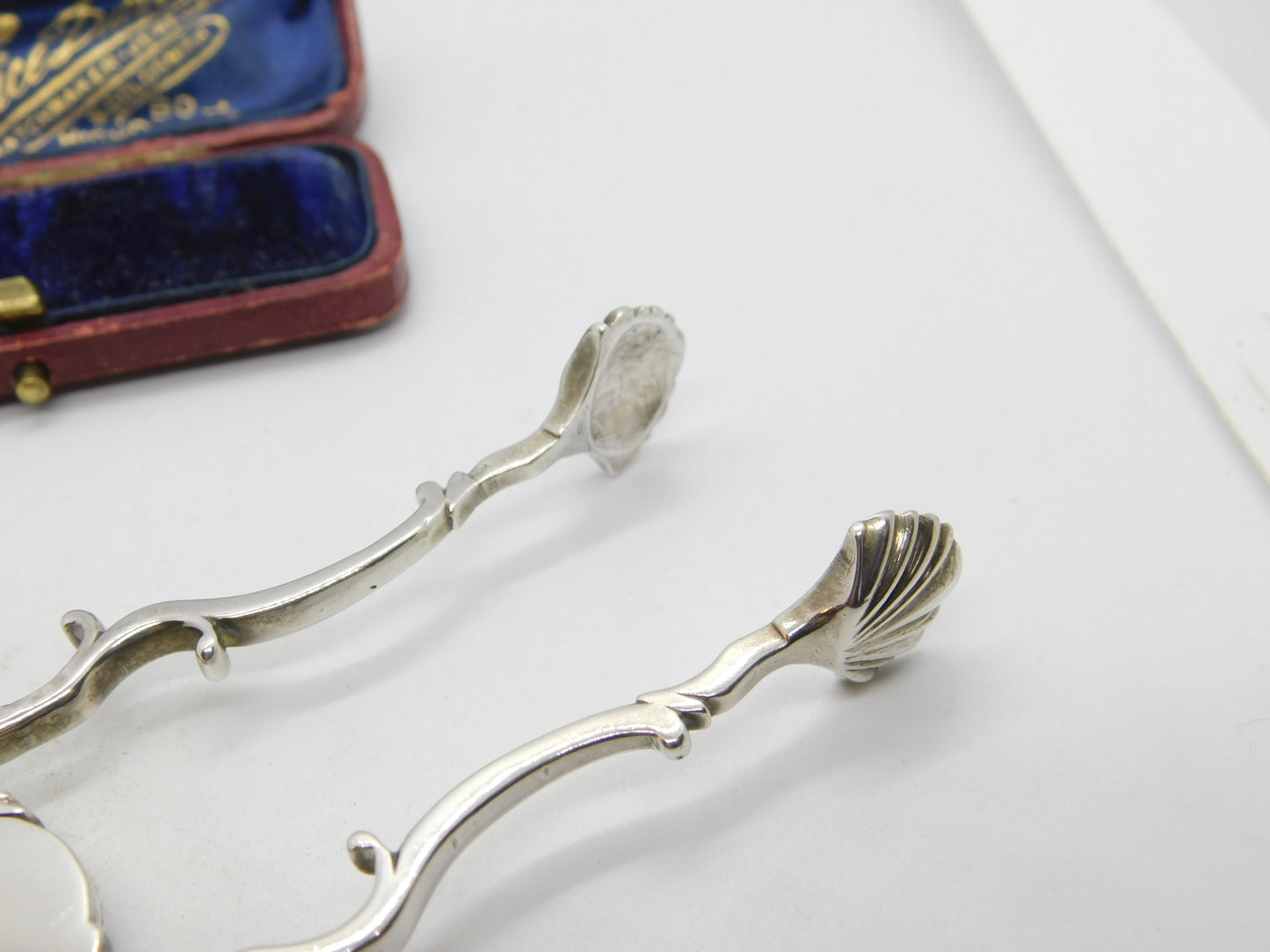 Georgian Sterling Silver Scrolled Sugar Nips c1770 William & Aaron Lestourgeon