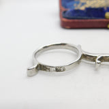 Georgian Sterling Silver Scrolled Sugar Nips c1770 William & Aaron Lestourgeon
