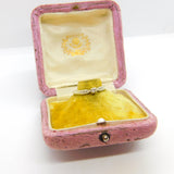 9ct Gold & 0.1ct Diamond Set Solitaire Ring Vintage c1980 Birmingham