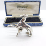 Georgian Sterling Silver Sitting Greyhound Trophy Finial Antique 1832 London