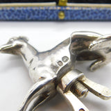 Georgian Sterling Silver Sitting Greyhound Trophy Finial Antique 1832 London