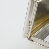 Edwardian Sterling Silver Chest Form Trinket Jewellery Box For Repair 1910 London