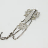 Large Hanau Sterling Silver Cherub & Mythic Sewing Chatelaine Antique c1880 German
