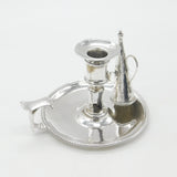 Georgian Sterling Silver Go-to-Bed Chamberstick 1770 William Cripps London