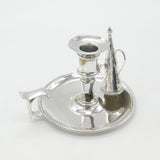 Georgian Sterling Silver Go-to-Bed Chamberstick 1770 William Cripps London