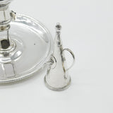 Georgian Sterling Silver Go-to-Bed Chamberstick 1770 William Cripps London