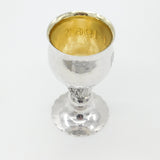 Swiss Sterling Silver Planished Chalice Rutli 1963 Founding of Switzerland 1960s