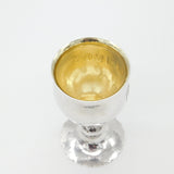Swiss Sterling Silver Planished Chalice Rutli 1963 Founding of Switzerland 1960s