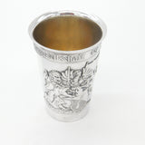 German .800 Silver Rifle Society of Zurich Crest Goblet or Chalice Antique c1920