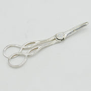 Victorian Sterling Silver Stag Crest Grape Scissors Antique 1886 London