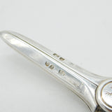Victorian Sterling Silver Stag Crest Grape Scissors Antique 1886 London