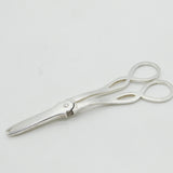 Victorian Sterling Silver Stag Crest Grape Scissors Antique 1886 London