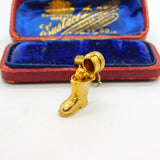 9ct Yellow Gold Opening 'Puss in Boots' Charm Pendant 1959 London Vintage