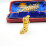 9ct Yellow Gold Opening 'Puss in Boots' Charm Pendant 1959 London Vintage