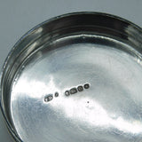 Georgian Set of 3 Sterling Silver Vanity Jars Antique 1836 London F. Douglas