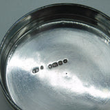 Georgian Set of 3 Sterling Silver Vanity Jars Antique 1836 London F. Douglas