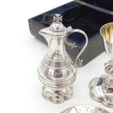Boxed Victorian Sterling Silver Travelling Communion Set Antique 1877 London