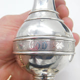 Boxed Victorian Sterling Silver Travelling Communion Set Antique 1877 London