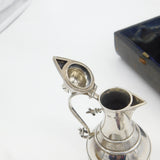 Boxed Victorian Sterling Silver Travelling Communion Set Antique 1877 London