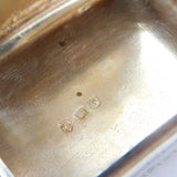 George III Sterling Silver Midlands Industry Interest Snuff Box Antique 1794 Birmingham