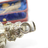 Victorian Sterling Silver Baby Whistle Teether George Unite c1850 Antique