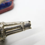 Victorian Sterling Silver Baby Rattle, Whistle & Teether 1865 Birmingham Antique